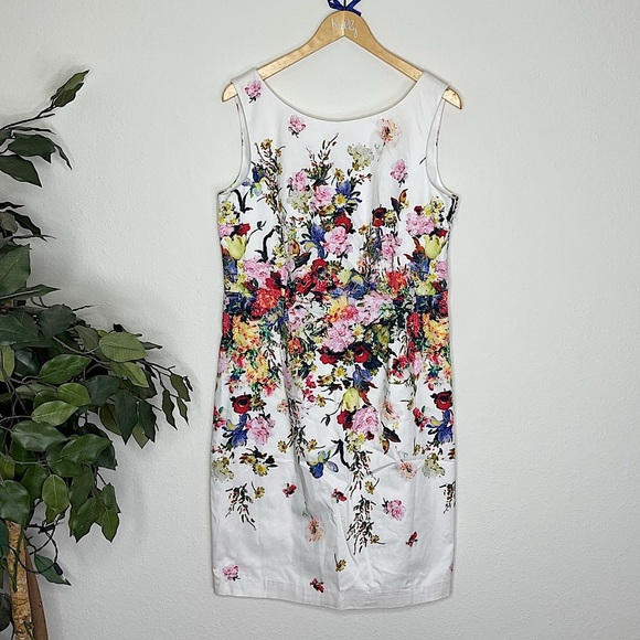 NWT Talbots Floral Shift Dress - Picture 1 of 6